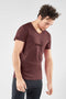Yoga Tee Namaste - Marron