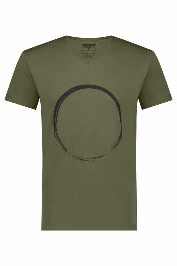 Yoga Tee Moksha Zen - Olive