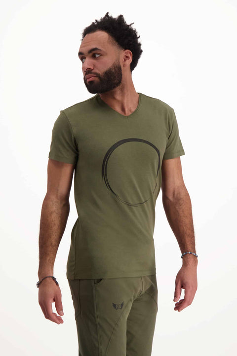 Yoga Tee Moksha Zen - Olive