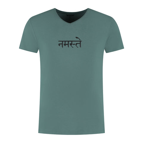 Yoga Tee Namaste - Forest