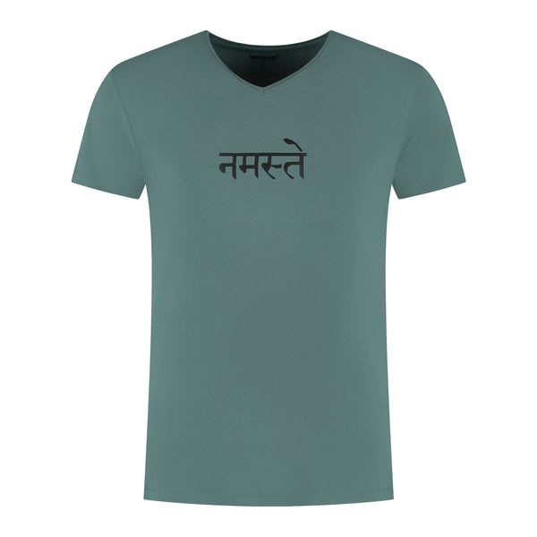 Yoga Tee Namaste - Forest
