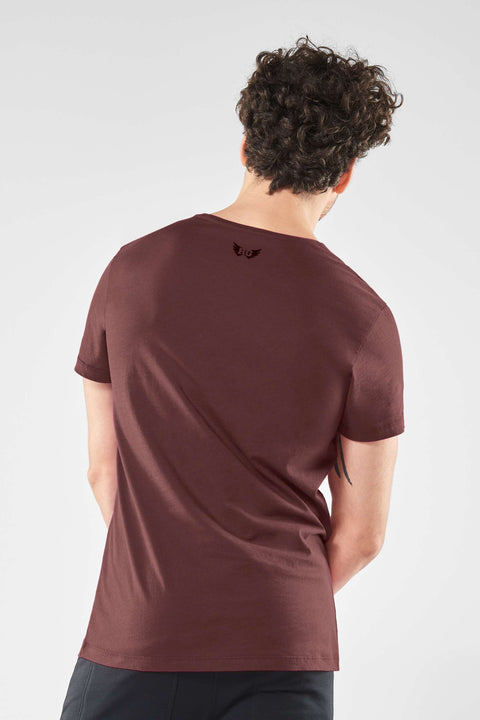 Yoga Tee Namaste - Marron