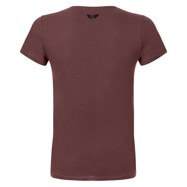 Yoga Tee Namaste - Marron