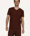 Yoga Tee Namaste - Marron