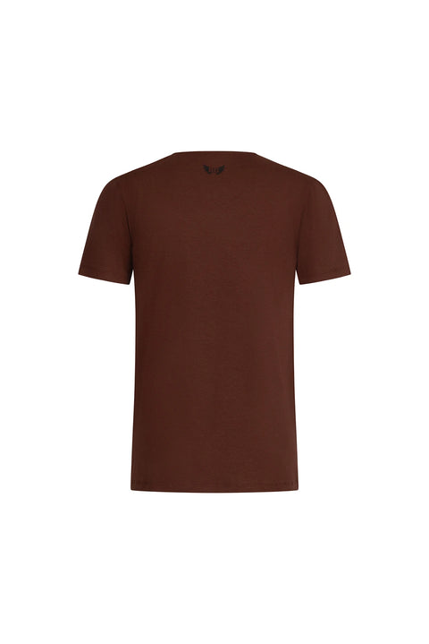Yoga Tee Namaste - Marron