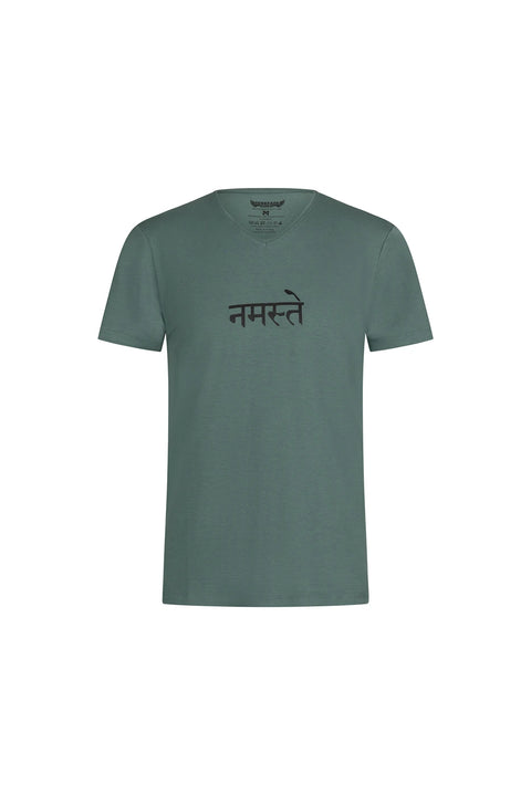 Yoga Tee Namaste - Forest