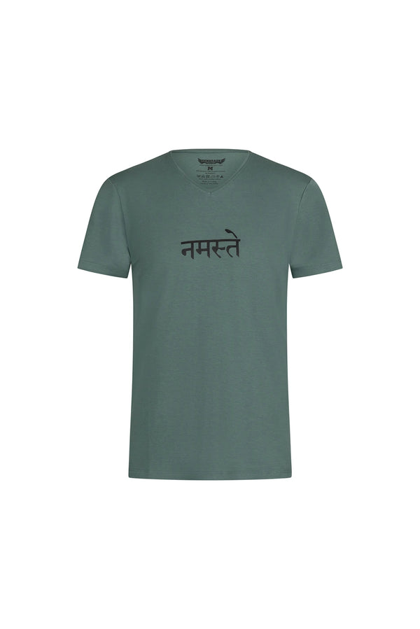 Yoga Tee Namaste - Forest