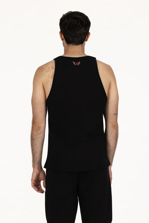 Rhav Yoga Sports Tank  - Onyx Black