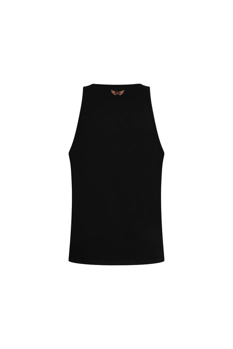 Rhav Yoga Sports Tank  - Onyx Black