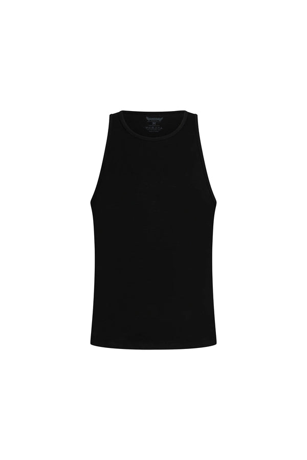 Rhav Yoga Sports Tank  - Onyx Black