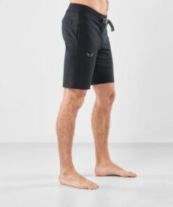 Organic yoga shorts for men Bodhi - Urban Black