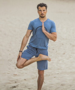 Yoga shorts Bodhi for men in and Yoga Tee Moksha Zen 
