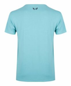 Moksha yoga t-shirt - Sea Green van biologisch katoen